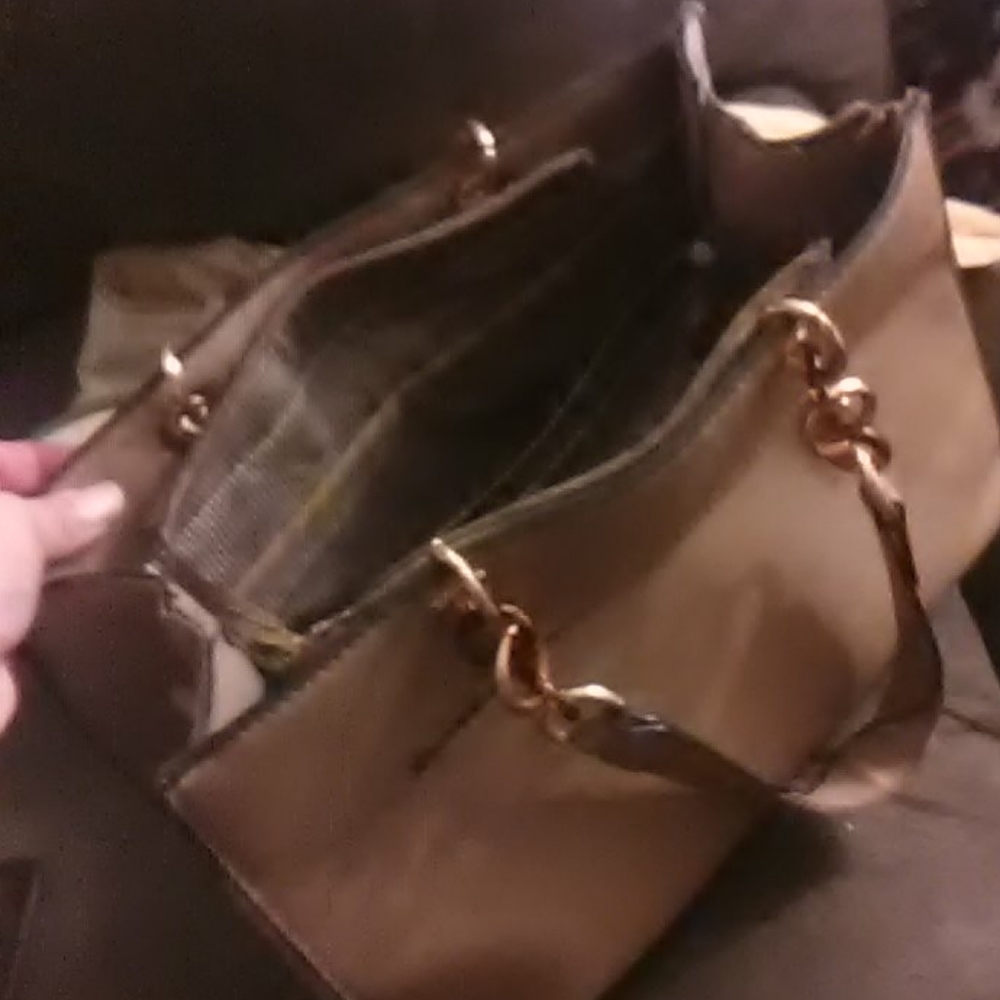 Tan purse
